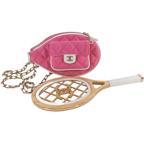 chanel tennis racket bag.